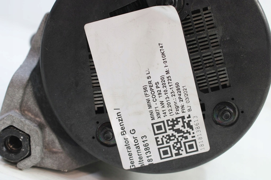 Bmw mini генератор 180a 8680374 двигатель бензиновый 14v denso f48 f45 f46 min Цена