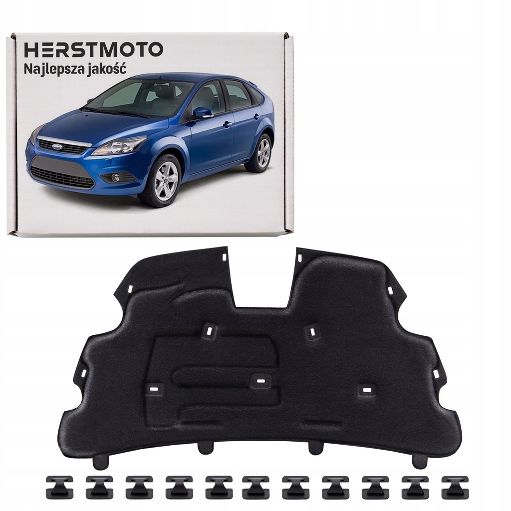 фото №1, Ford focus mk2 ii 2007-2011 хетчбек шумоізоляція капот 1519736