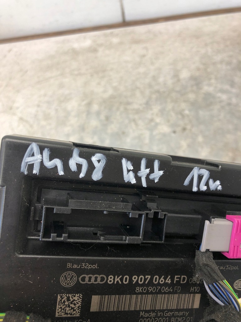 фото №5, Модуль комфорту audi a4 b8 lift 8k0907064fd