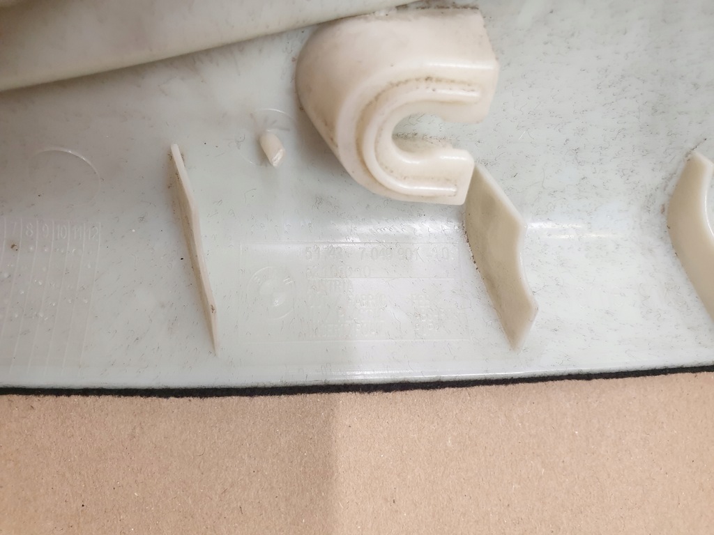 фото №13, Обшивка защита стойка левый задняя задняя bmw e61 7049901 оригинальный номер europa