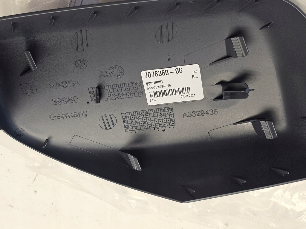 Корпус права дзеркало bmw 5 e60 e61 nowa orginał 51167078360 a3329436 Київ