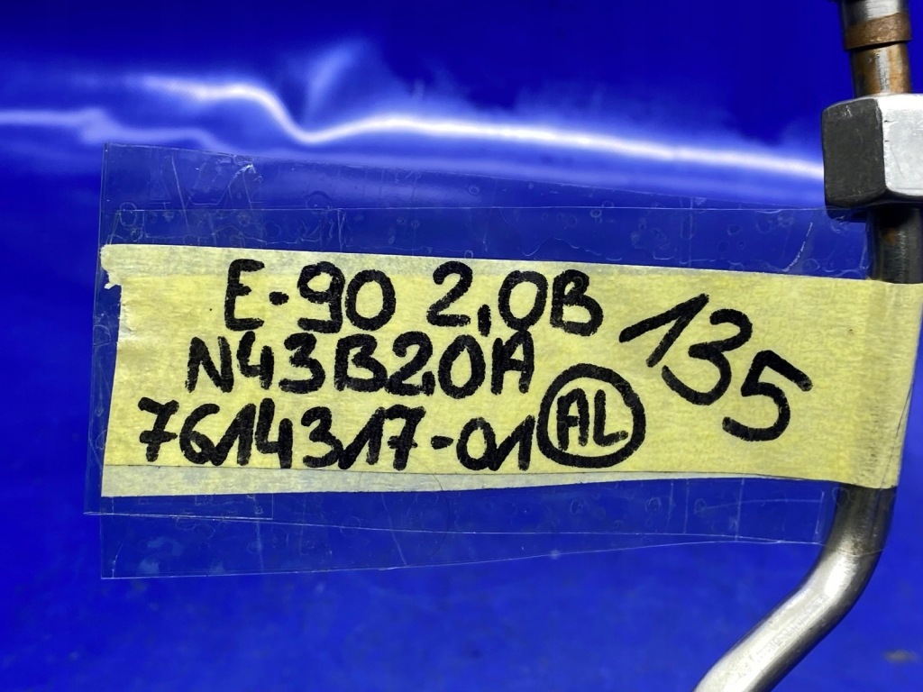 фото №11, Шланг пального датчик bmw e90 e93 e87 n43b20a 2.0 b 7614317-01