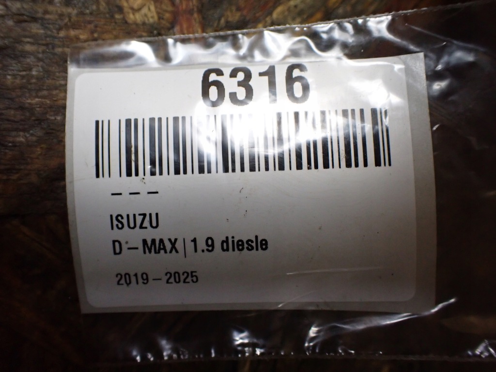 фото №12, Клапан патрубок дроти шланги isuzu d-max iii 2021 6316