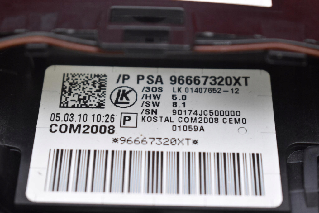 фото №8, Перемикач комбінований перемикач підрульовий 96667320xt peugeot 3008 1 i 10-13