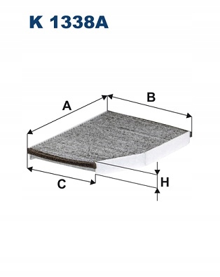 Купити K 1338a filtron - фільтр повітря салонний / ford