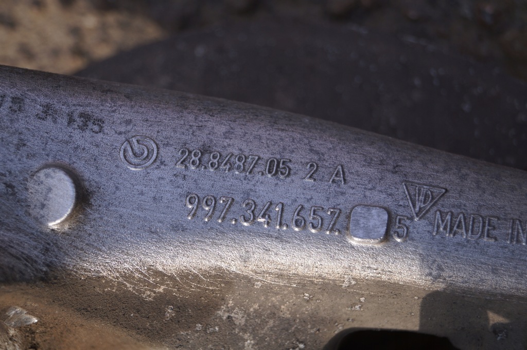 фото №9, Поворотный кулак левый перед porsche 911 997 997341657