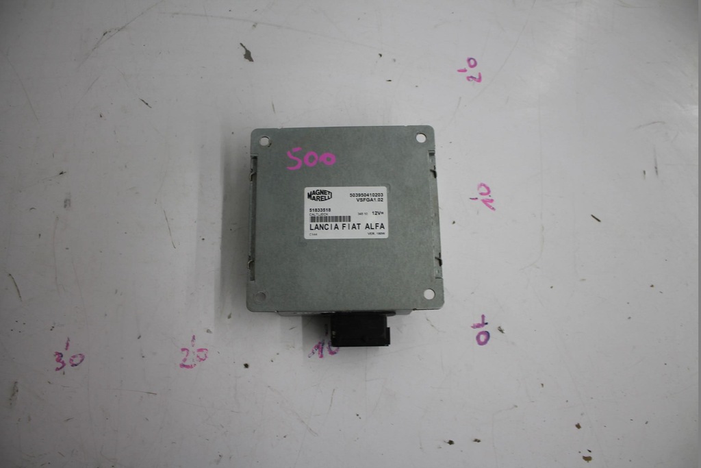 фото №1, Модуль блок управления радио 51833518 fiat 500 07-