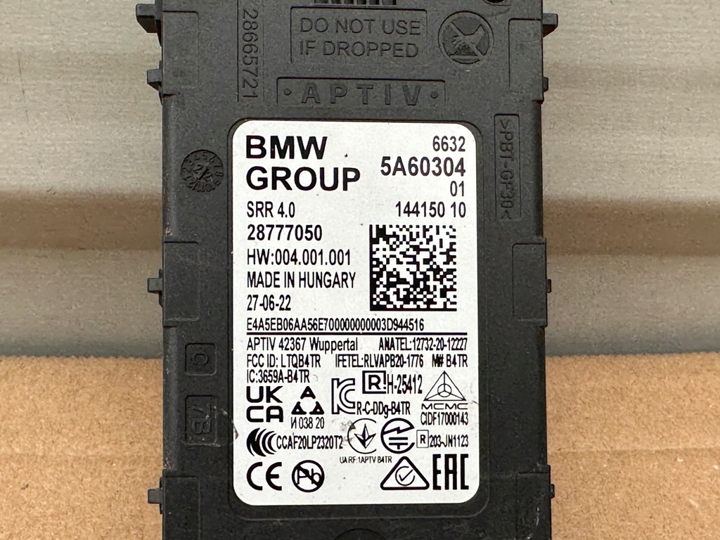 фото №2, Bmw асистент поперечина руху радар u06 u11 g70 5a60304