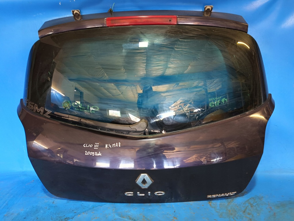 фото №1, Крышка багажника задняя задняя багажника renault clio iii k4ma8 09r.