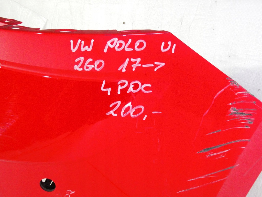 фото №14, Бампер задняя vw polo vi 17- 4pdc 2g6807421