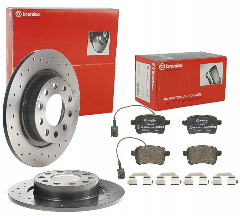 фото №1, Brembo тормозные диски тормозные колодки alfa romeo giulietta 2010- dodge dart 264x10 задняя