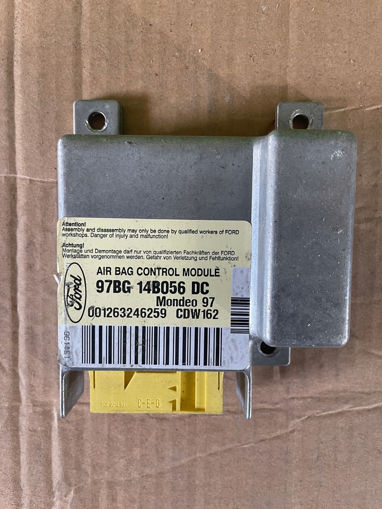 фото №1, Модуль подушка безопасности ford оригинальный номер 97bg14b056dc