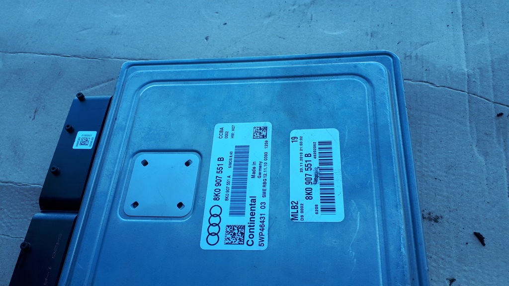 фото №9, Бортовий комп'ютер двигуна ecu audi оригінальний номер 8k0907551b