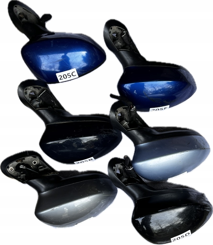 фото №12, Fiat grande punto evo 05-12r зеркало правое elektr. 3 pin разные цвета