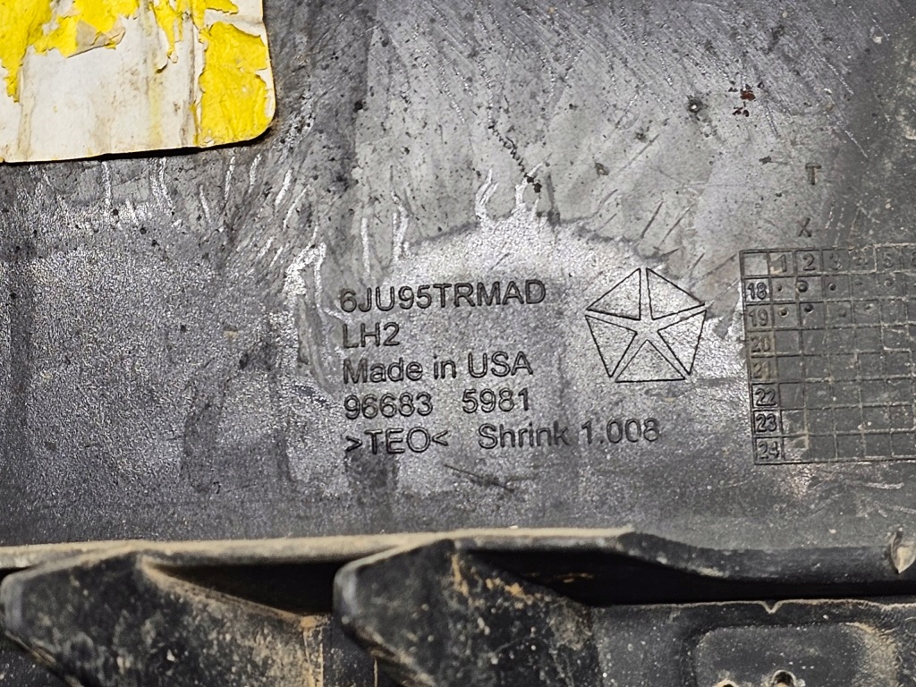 фото №11, Dodge ram 19- бампер накладка защита левый перед 6ju95trmad usa