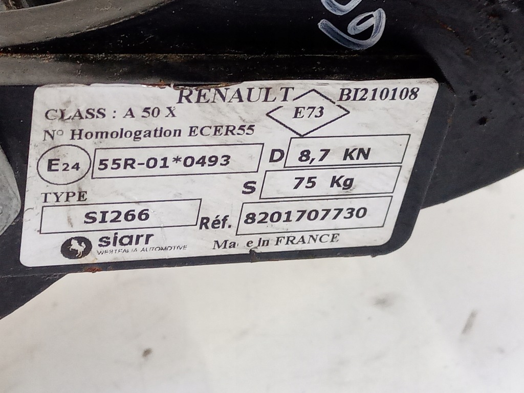 фото №6, Оригинальный hak буксировочный renault captur ii