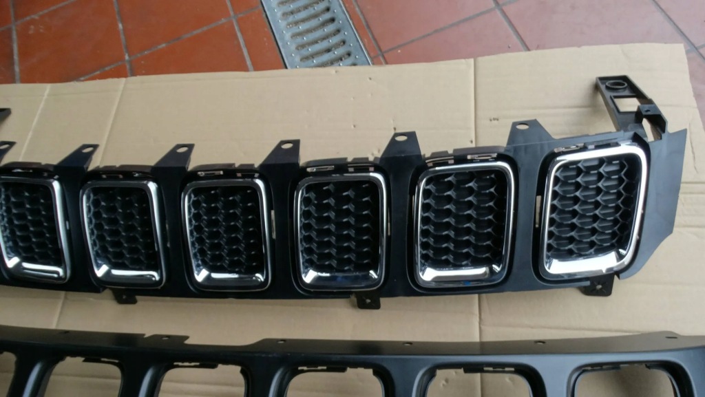 фото №4, Решётка радиатора решётка радиатора 6ba20trmab jeep compass ii lift nowa