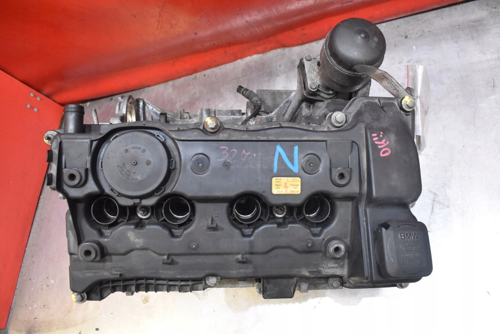Двигатель стойку бензиновый 7521270 bmw e87 1.6 1 115 km 04-07 сжатие с Разборки