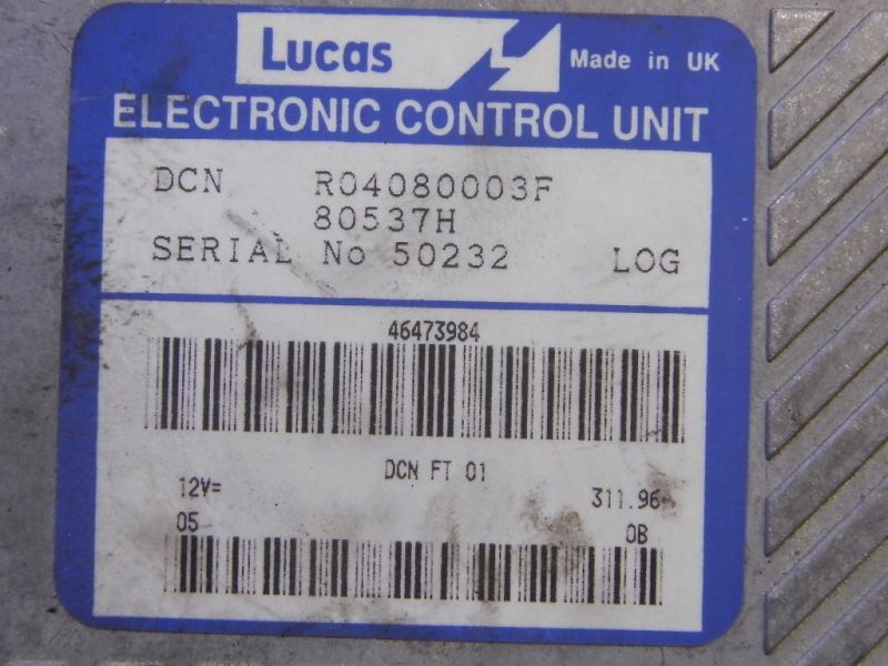 фото №5, Fiat bravo i бортовой компьютер двигателя 1,9td r04080003f