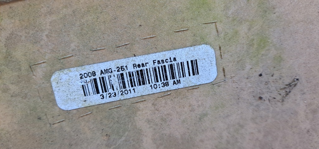 фото №10, Mercedes r klasa amg w251 бампер задняя задний