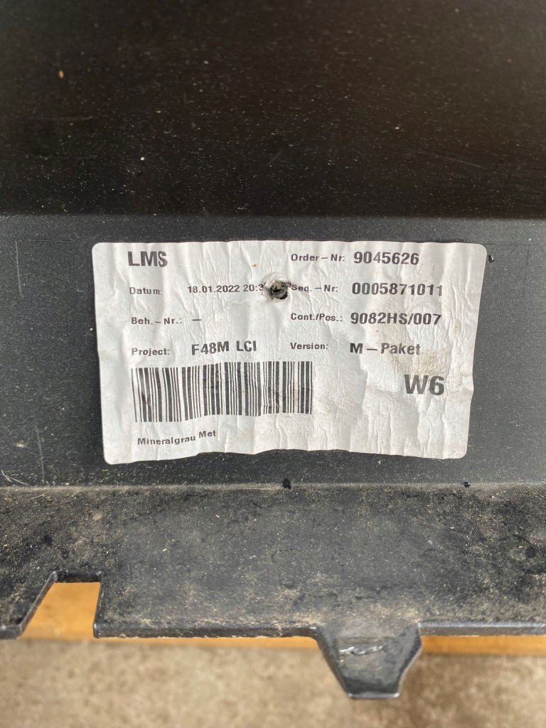 фото №7, Бампер передній перед bmw x1 f48 lci m набір