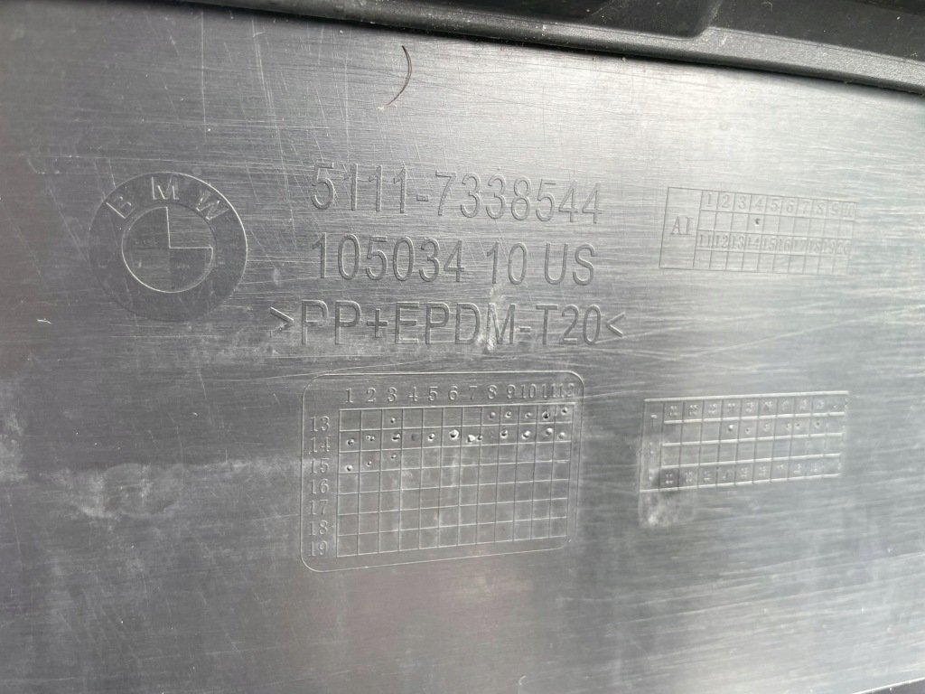 Bmw x3 f25 lift lci бампер передній звичайний l+ молдинг + напрямні / повний в Україні