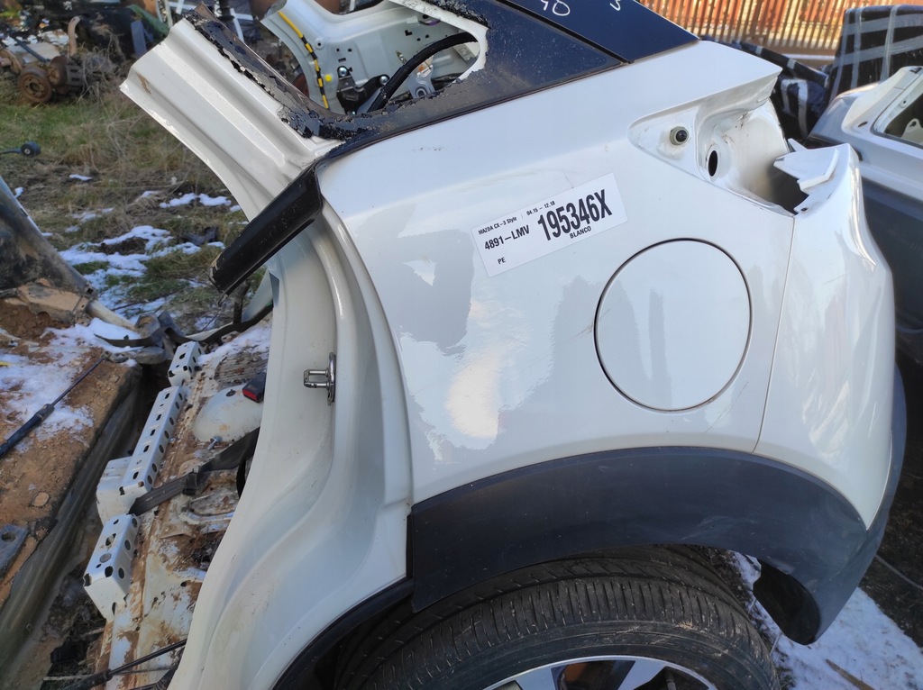 фото №7, Pas задний поддон крыло задний левый правый mazda cx3