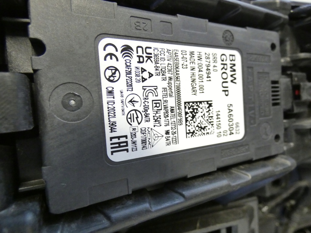 фото №14, Bmw 5 g60 g61 m-pakiet 2023- pod 6 pdc 8084653 бампер передний радар жгут