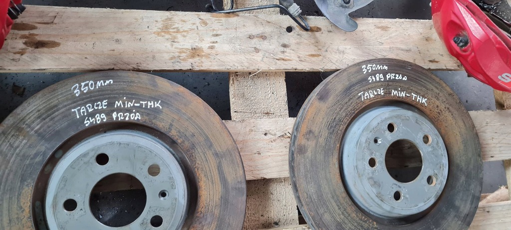 фото №10, S4 b9 8w a4 суппорт суппорты тормозные диски набор перед 3.0 tfsi 350mm a5 8w s5