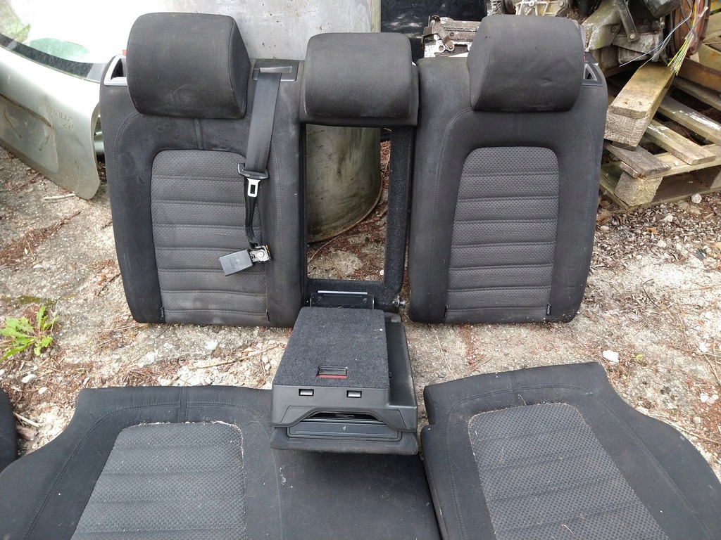 фото №11, Сидіння sportline передні + заднє сидіння комплект vw passat b6 kombi 04-11elektr