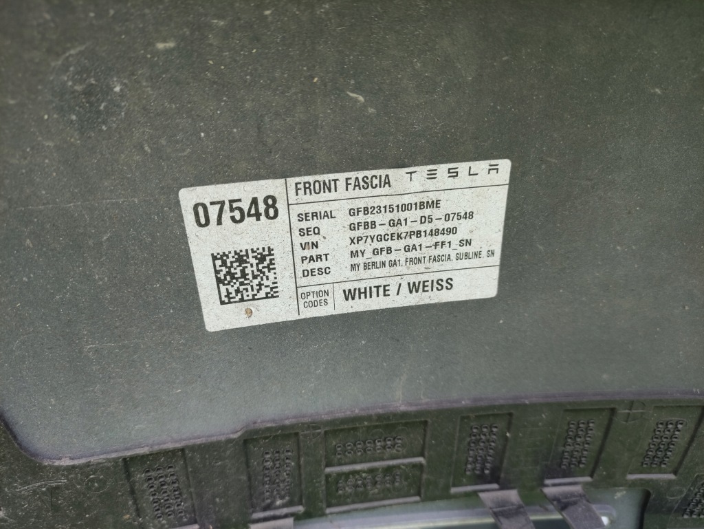 фото №12, Tesla model y 20- бампер передний перед хороший!