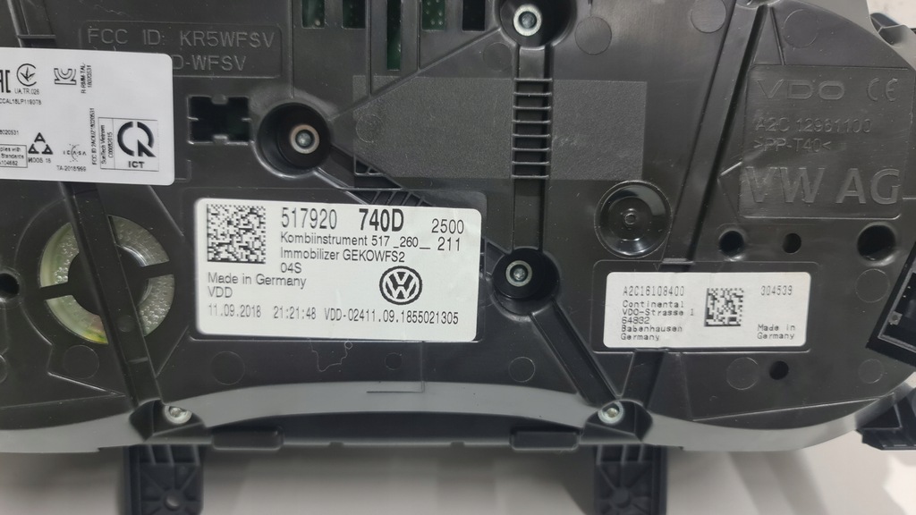 фото №6, Лічильник прилади volkswagen оригінальний номер 517920740d