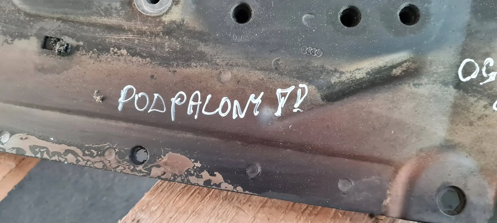 фото №8, A6 c7 4g lift носик крыла лонжерон правая правый перед lx7u a7 4g