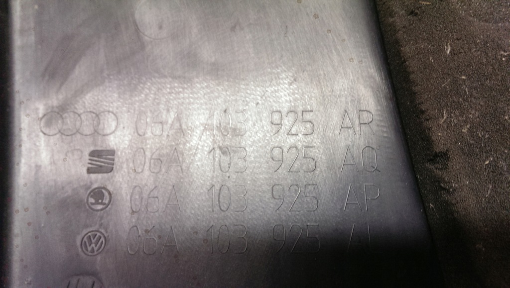 фото №5, Кришка захист двигуна audi 06a103925ar демонтаж