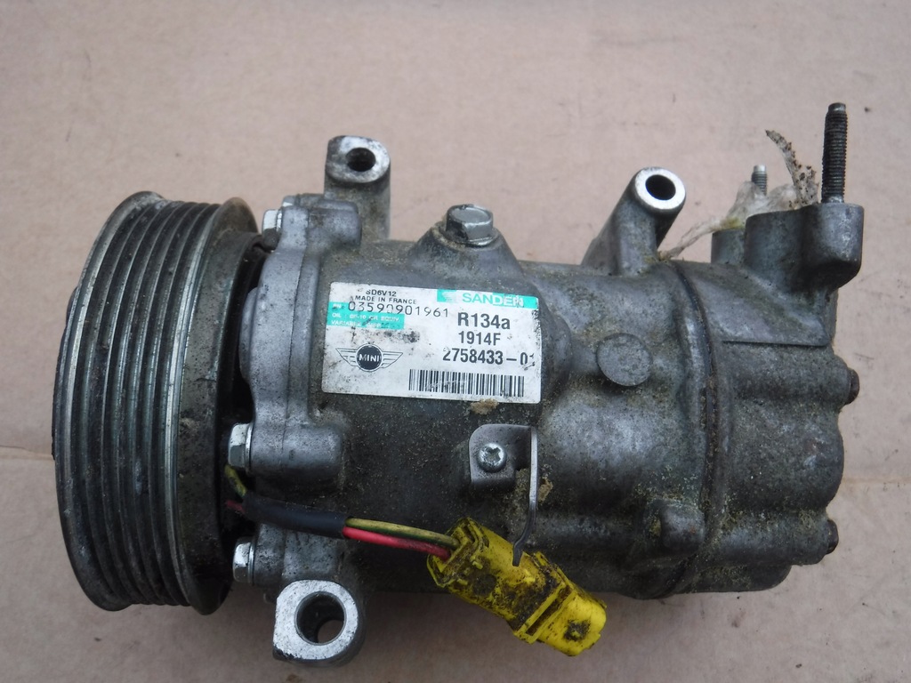 фото №2, Компресор кондиціонера mini r55 r56 r57 2758433-01