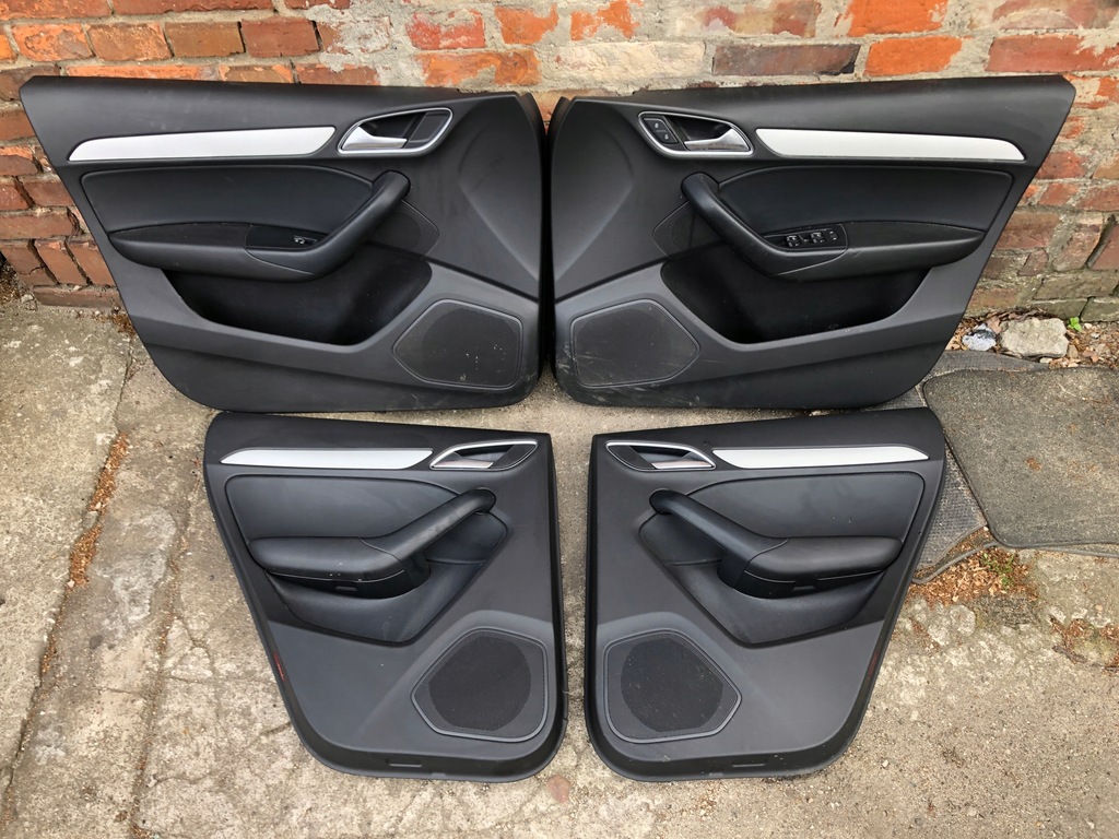 фото №16, Q3 8u 2010 - 2018r s-line сиденья кожа с подогревом обшивки дверь комплект