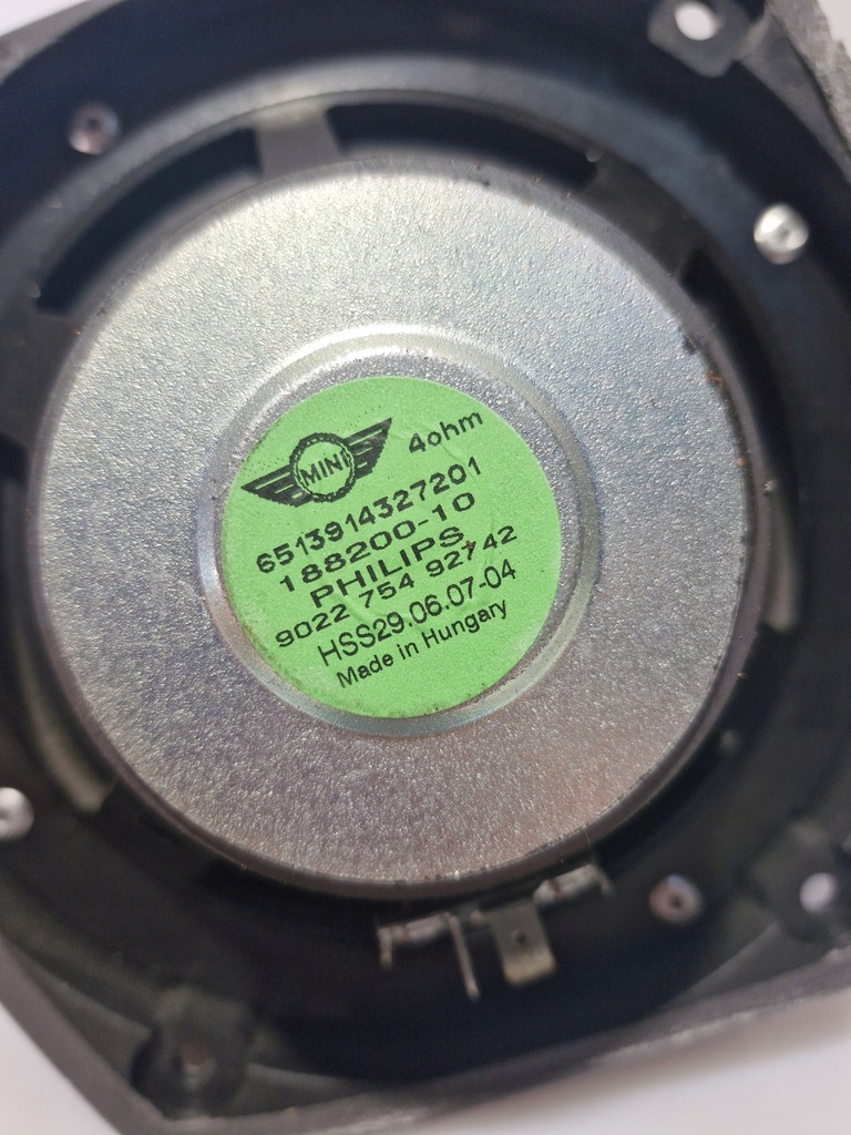 фото №2, Mini cooper r50 r52 r53 динамик philips 9143272