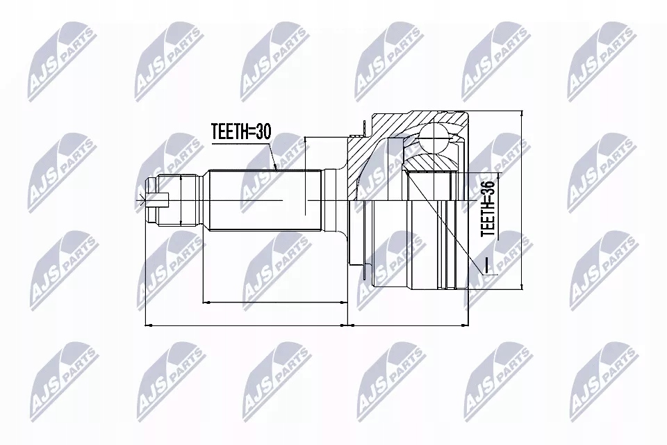 Шарнир наружный перед le/pr acura mdx honda pilot 2006- Цена