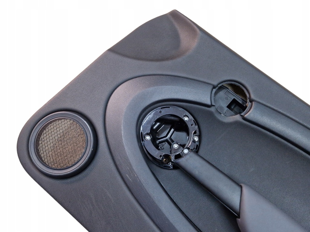 фото №2, Mini cooper r56 - обивка обшивка дверь правый - чёрный + кожа