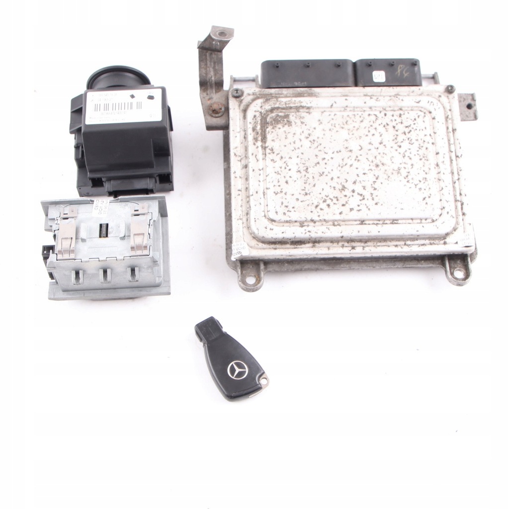 фото №12, Mercedes w169 a150 набір ecu двигуна ключ блокування