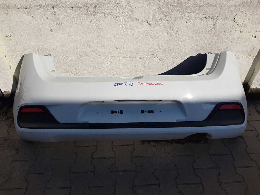 фото №1, Kia ceed ii hb бампер задня задній kompletny wd 2012-