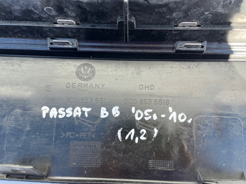 фото №12, Volkswagen vw passat b6 05-10r решётка радиатора решётка радиатора радиатора перед