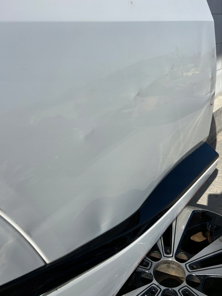 фото №6, Kia ev6 двері задні праве задня правий білий перламутр молдинг білий