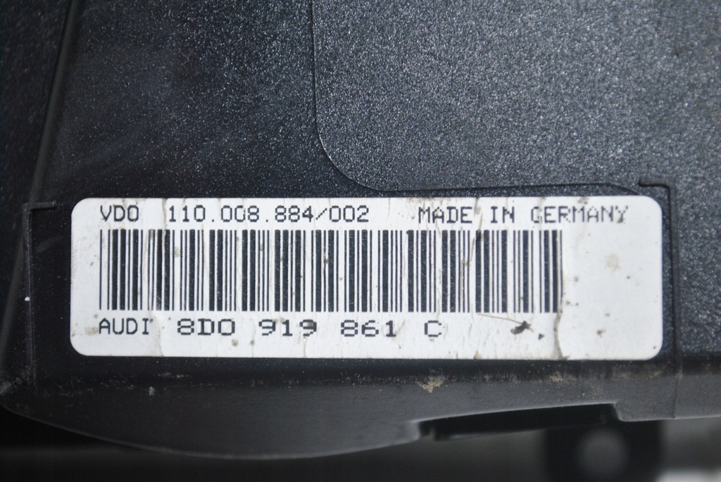 фото №5, Счетчик приборы audi a4 b5 2.0 8d0919861c