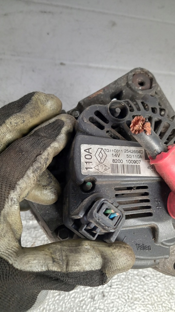 фото №4, Генератор nissan micra k12 1.5dci 04r