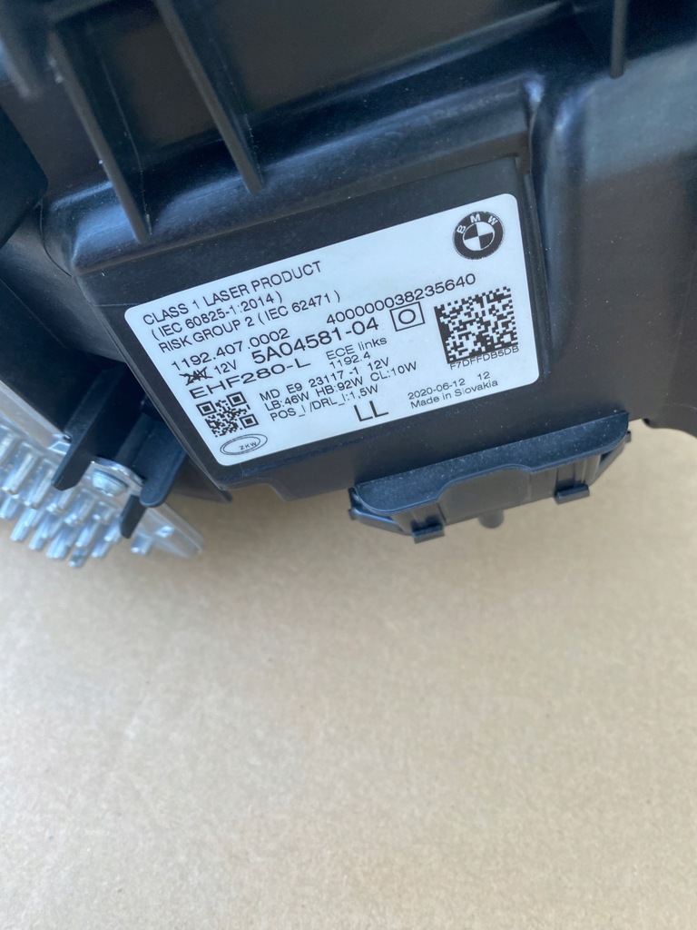 фото №9, Лампа лампы laser bmw 4 g22 g23 g26 m4 g82 g83 m3 g80 g81 5a04581 5a04582