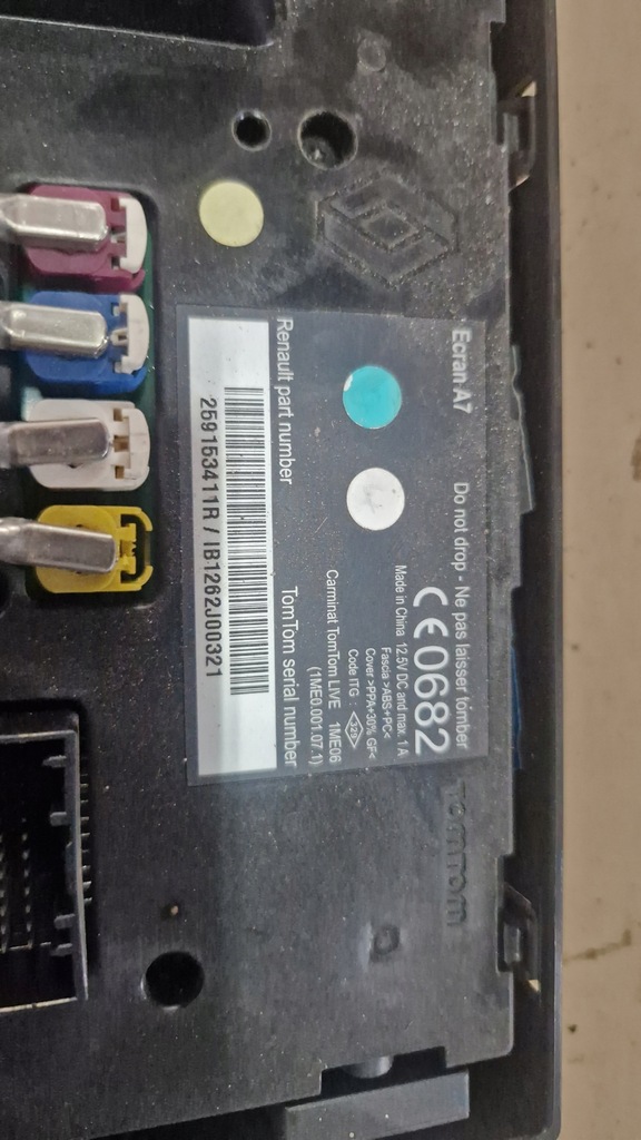 фото №4, Дисплей renault megane iii 08-22 259153411r