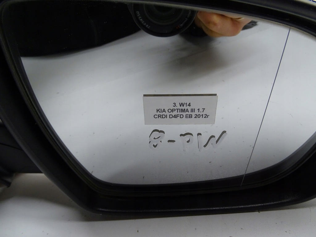 фото №11, Зеркало правое правый перед передние kia optima iii eb 8 pin