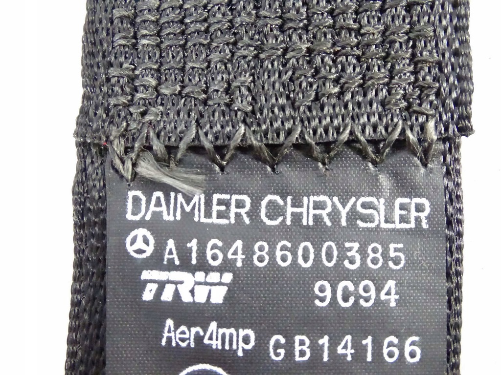 фото №3, Mercedes ml w164 pas безпеки лівий задня