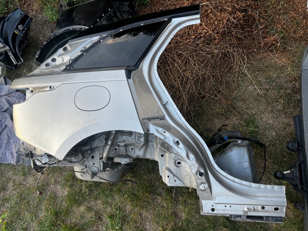 фото №3, Правый задняя четверть крыло задний порог блок двигателя range rover velar l560